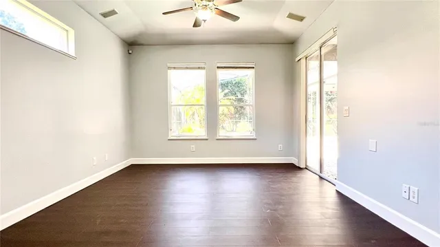 a close view of closet