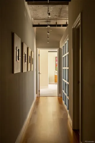 a view of painting on the wall