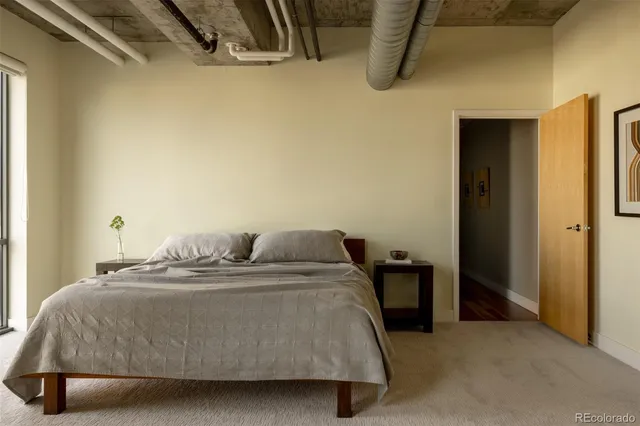 a view of a painting on the wall