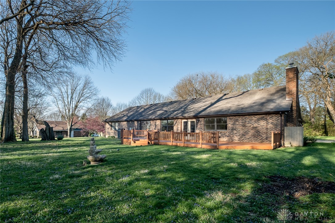 276 South Fairfield Road Bellbrook, OH 45305 - Photo 34 of 38 This charming residence features a spacious wood deck, perfect for outdoor enjoyment.
