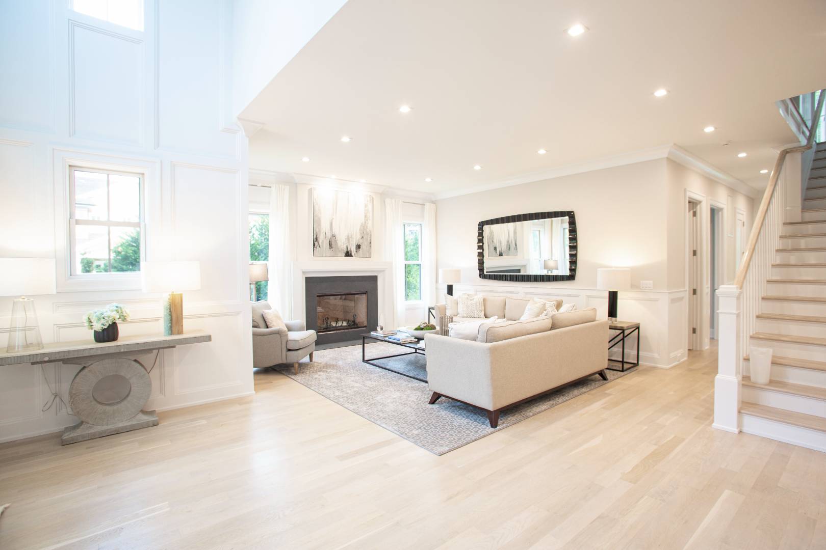 12 Sellentin Way Bridgehampton, NY 11932 - Photo 12 of 49 a living room with furniture and a fireplace