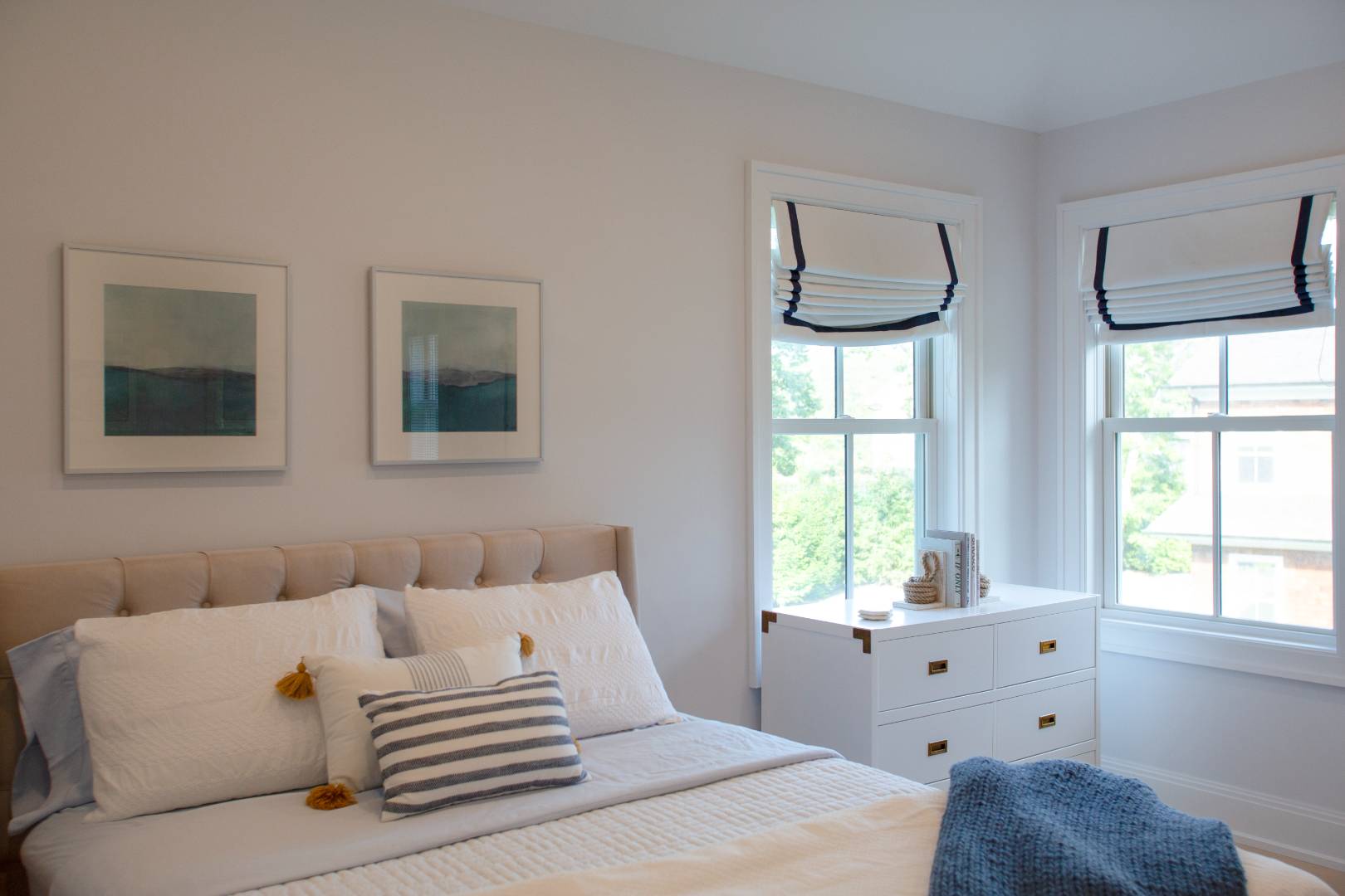 12 Sellentin Way Bridgehampton, NY 11932 - Photo 29 of 49 a bedroom with two beds and a window