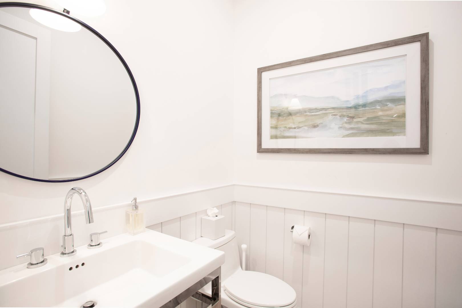 12 Sellentin Way Bridgehampton, NY 11932 - Photo 46 of 49 a bathroom with a sink and a mirror