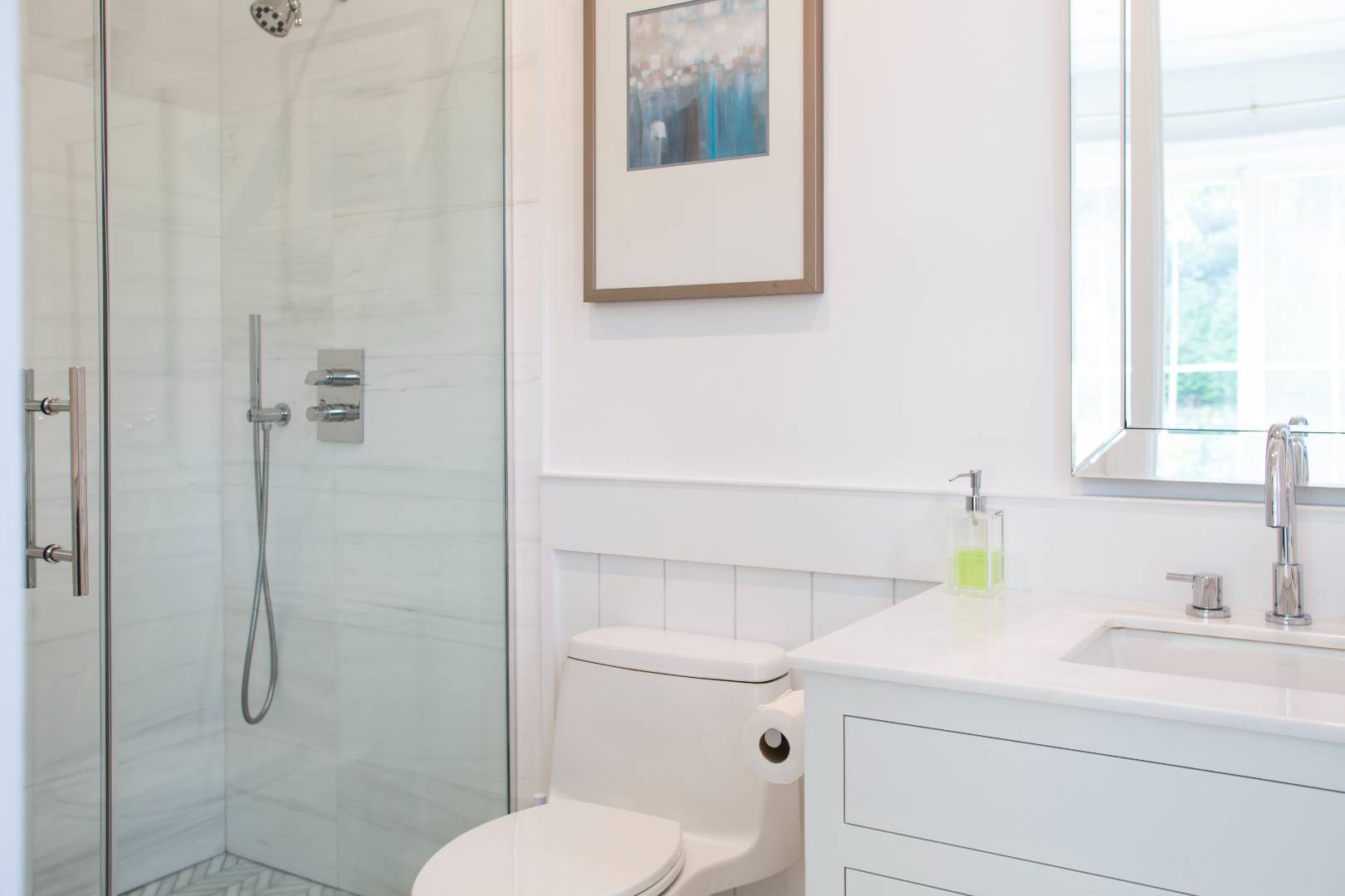 12 Sellentin Way Bridgehampton, NY 11932 - Photo 47 of 49 a bathroom with a sink toilet and shower