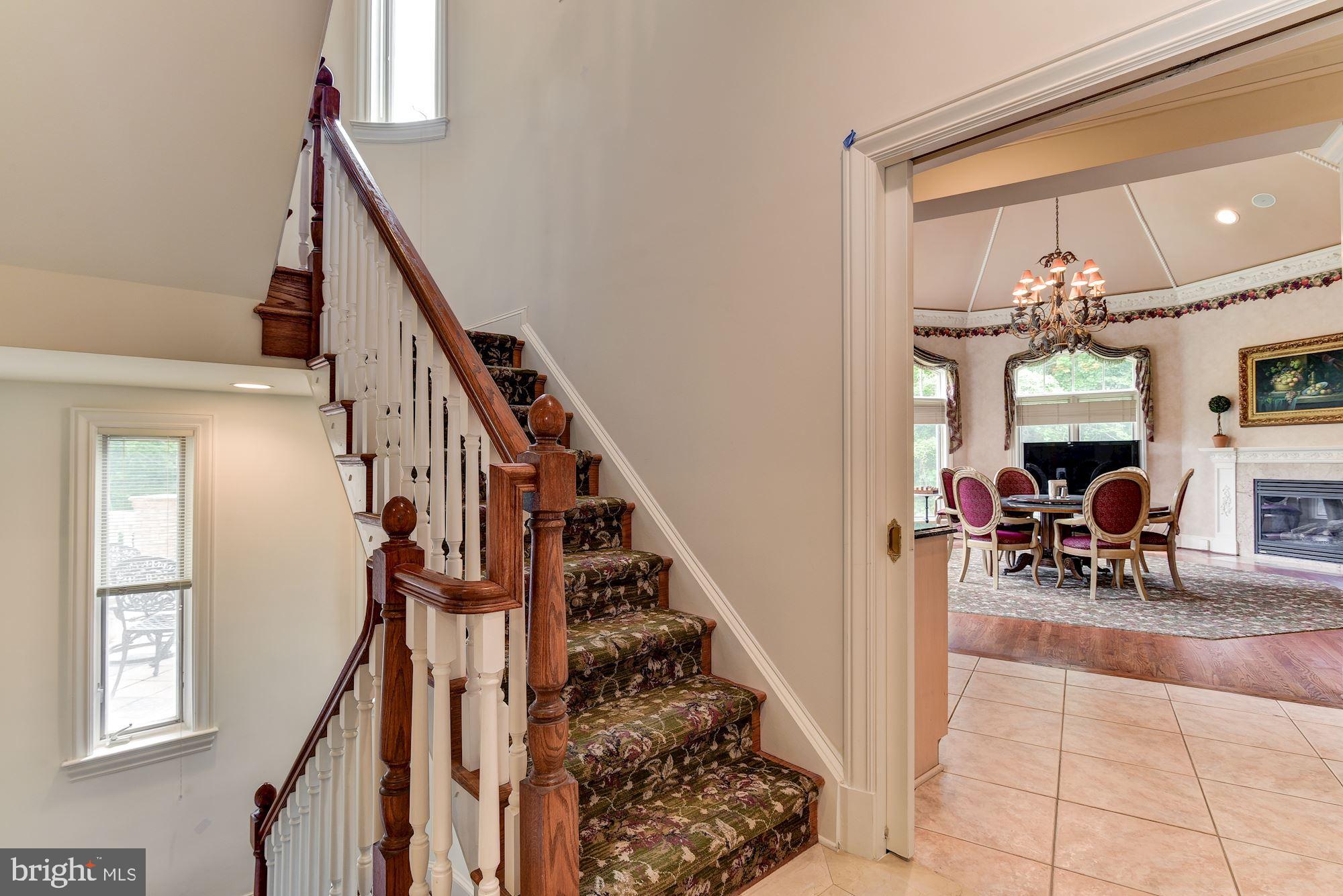 9333 Belle Terre Way Potomac, MD 20854 - Photo 68 of 111 2nd staircase leading to all levels off kitchen