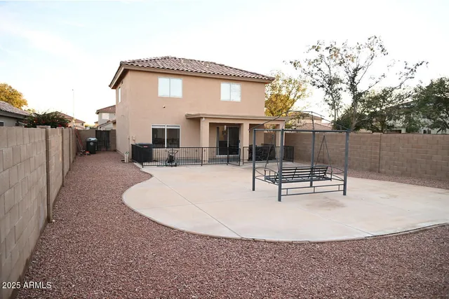 a view of kitchen with furniture and outdoor space