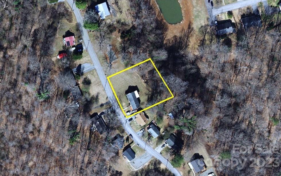 219 Harris Avenue Elkin, NC 28621 - Photo 48 of 48 an aerial view of house with outdoor space and swimming pool