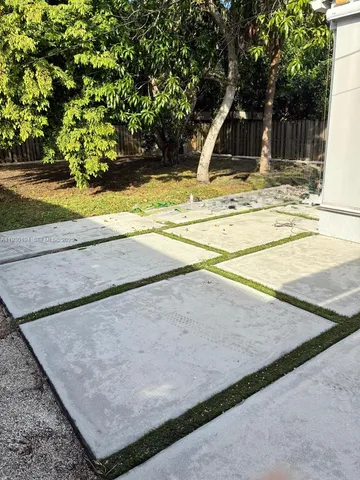 a view of swimming pool with an outdoor space