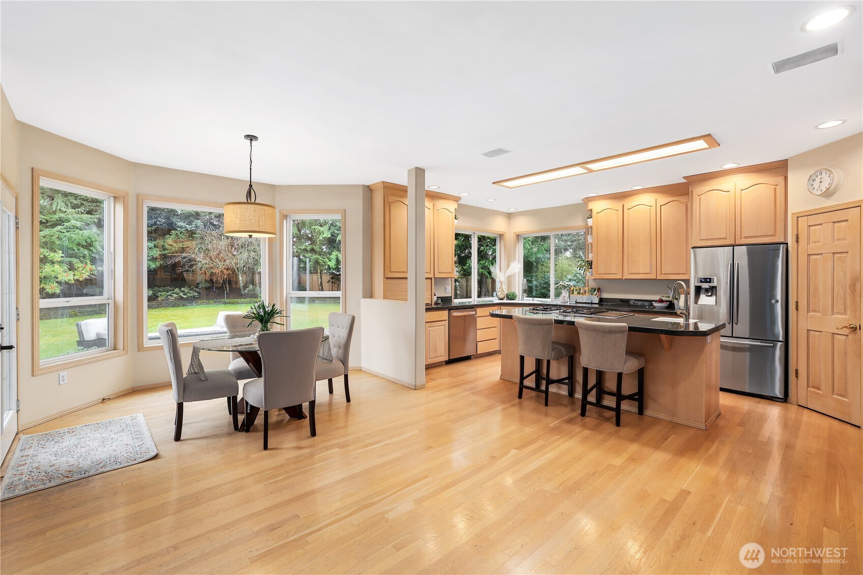 423 Southwest 348th Court Federal Way, WA 98023 - Photo 12 of 39 a view of a dining room with furniture window and outside view