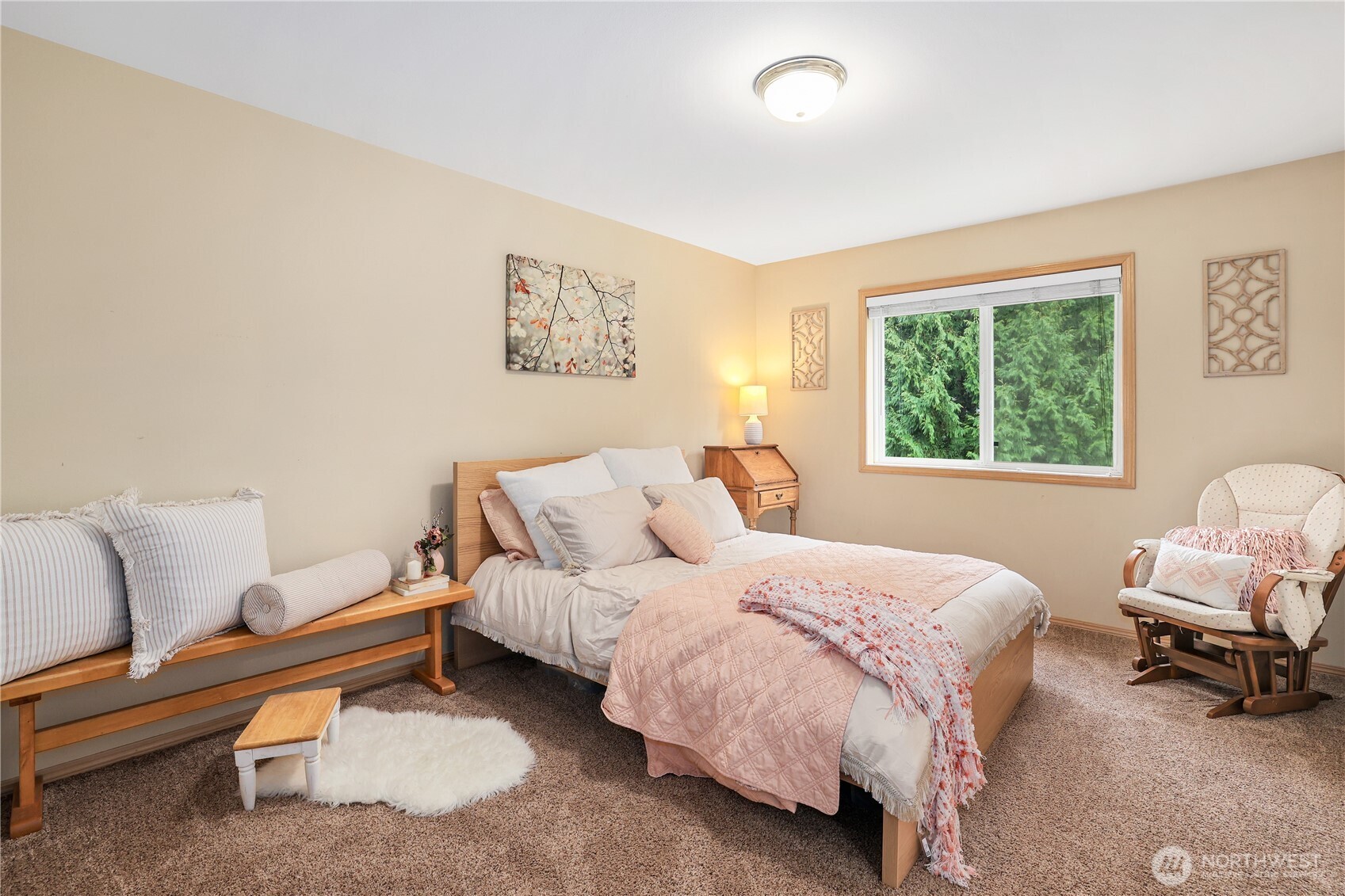 423 Southwest 348th Court Federal Way, WA 98023 - Photo 26 of 39 a bedroom with a bed and a couch