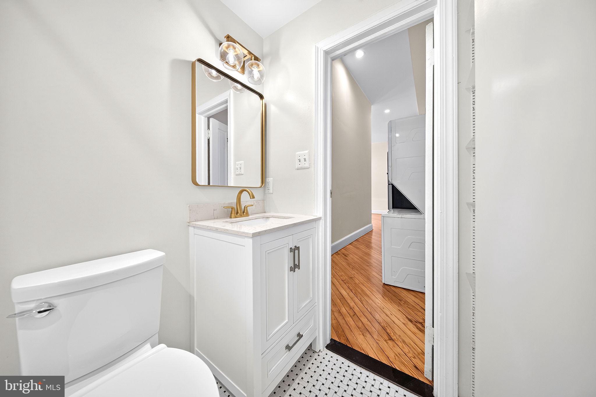 1213 12th Street Northwest, Unit A Washington, DC 20005 - Photo 15 of 34 Renovated Bathroom