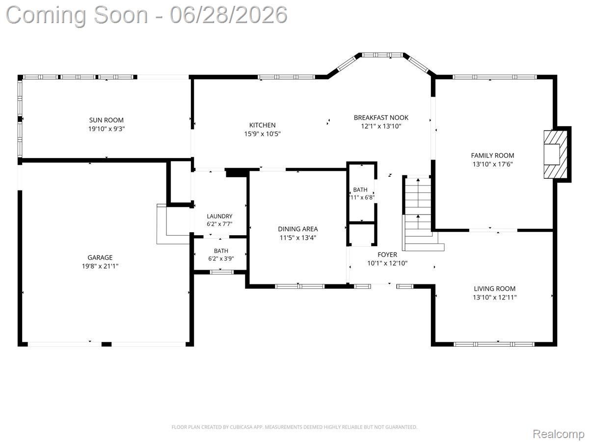 125 Olde Franklin Road Howell, MI 48855 - Photo 55 of 57 1st floor floorplan