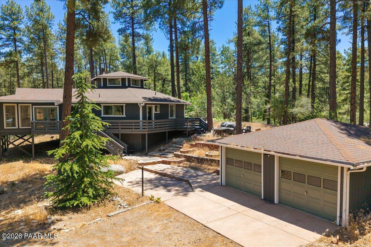 5979 Dearing Road Prescott, AZ 86305 - Photo 30 of 41 37-Aerial View Front