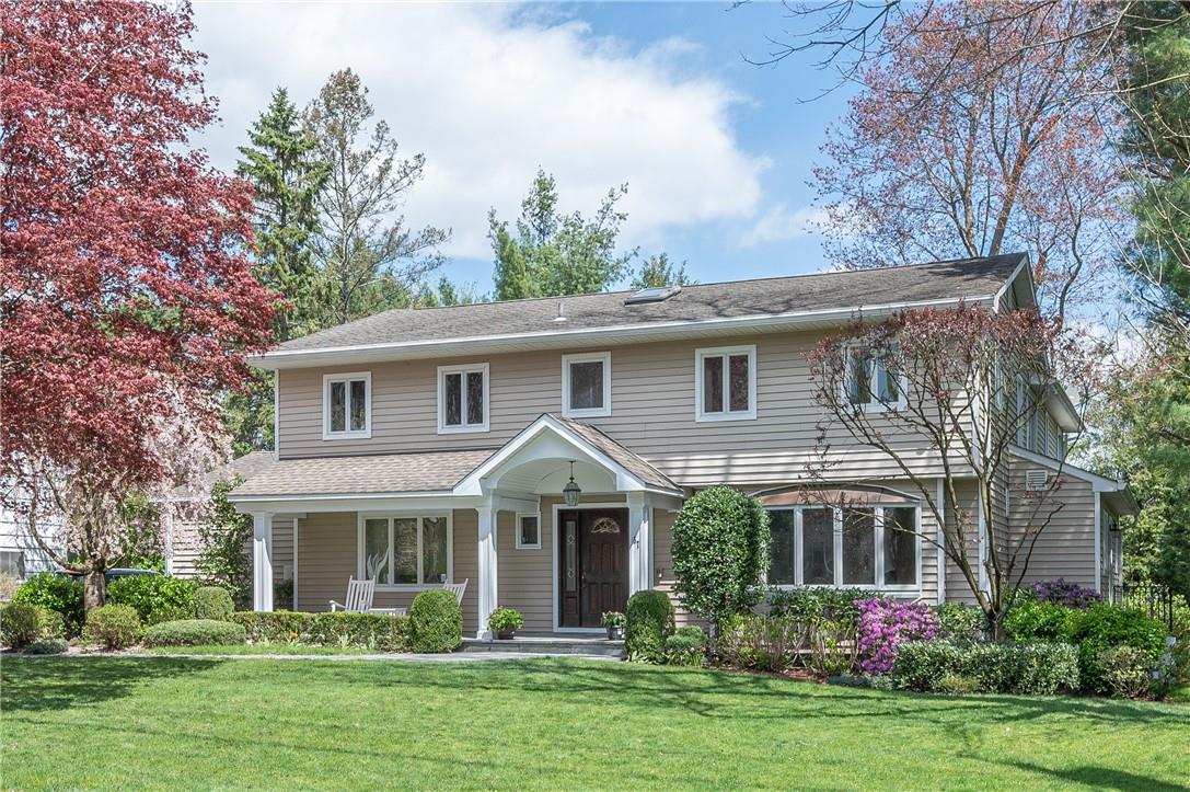 57 Country Ridge Circle Rye Brook, NY 10573 - Photo 1 of 1 This colonial has charm and curb appeal. Sit on the front porch and admire the Red Maple tree and the Weeping Cherry tree blossoms.