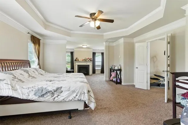 a bathroom with a sink vanity and mirror