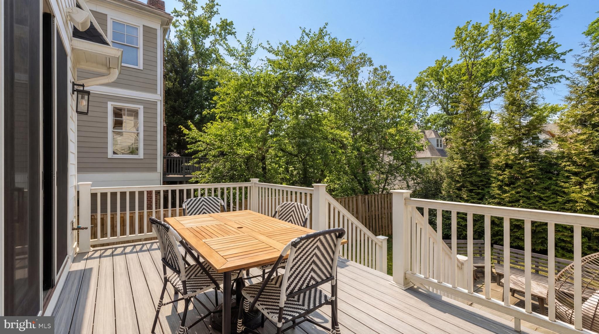 7208 Ridgewood Avenue Chevy Chase, MD 20815 - Photo 20 of 50 a view of a balcony with furniture