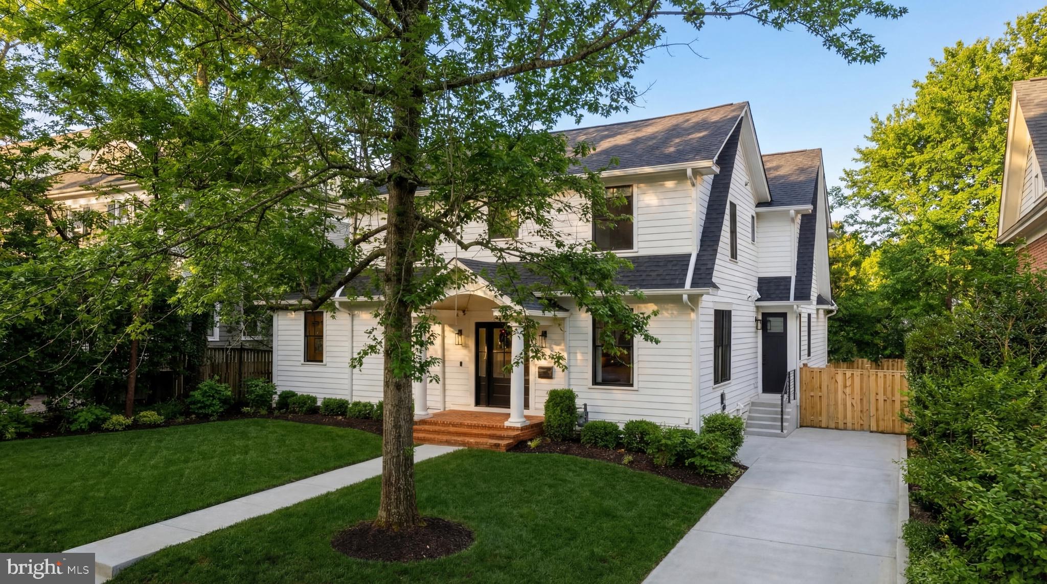 7208 Ridgewood Avenue Chevy Chase, MD 20815 - Photo 49 of 50 front view of a house with a yard