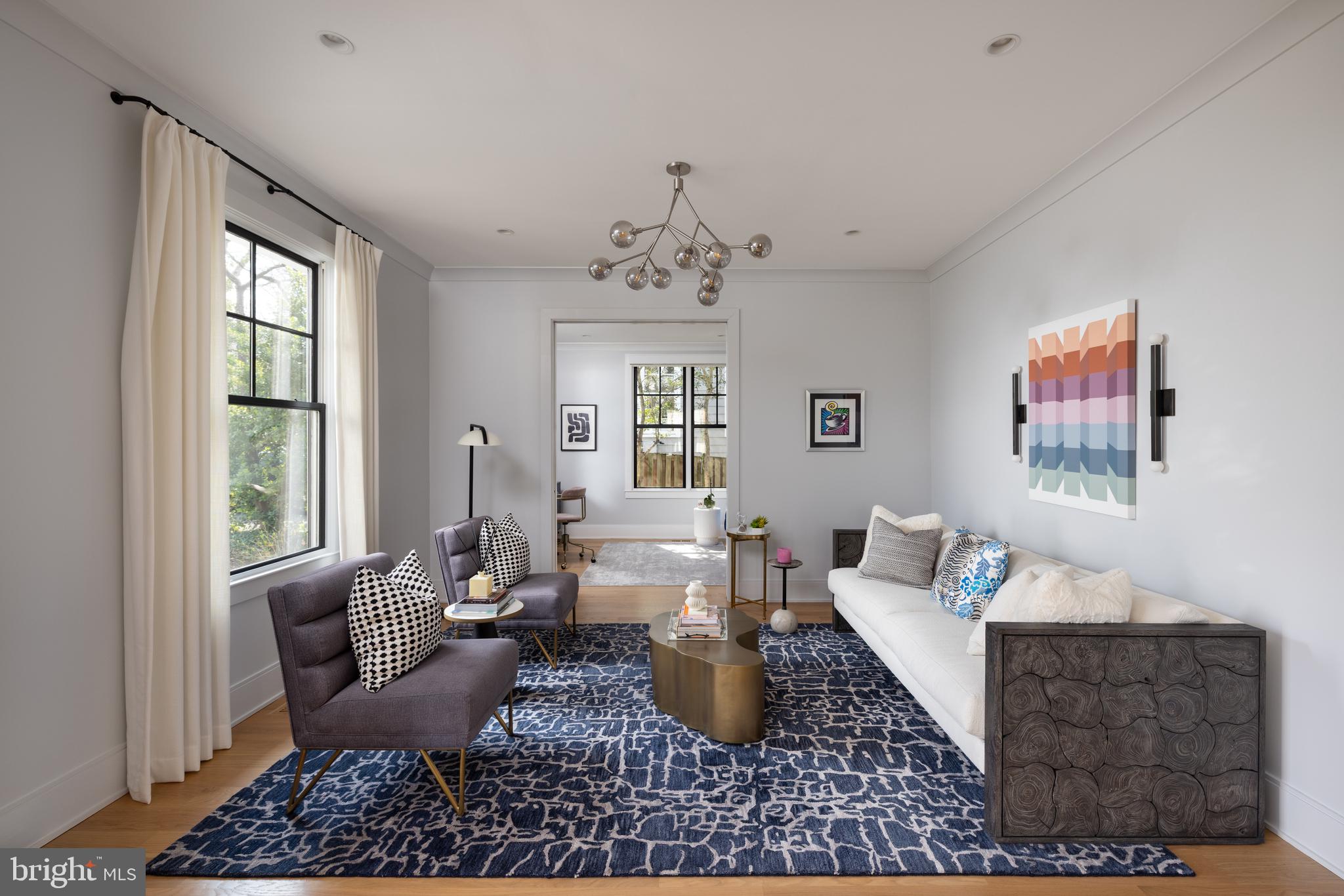 7208 Ridgewood Avenue Chevy Chase, MD 20815 - Photo 6 of 50 a living room with furniture and a window