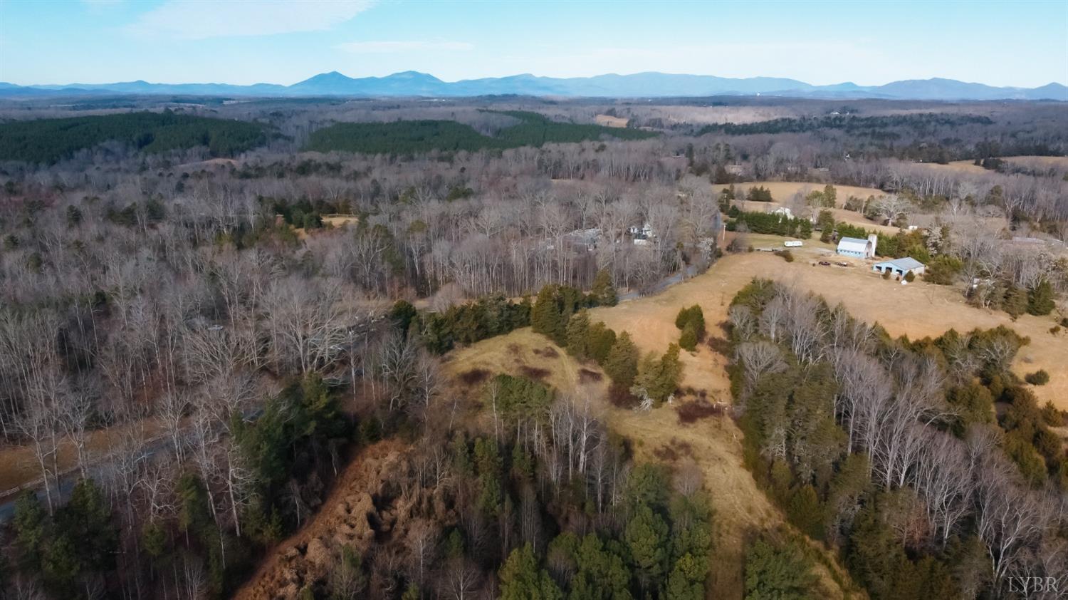 0 Evington Road Evington, VA 24550 - Photo 8 of 17 a view of a town with mountains in the background