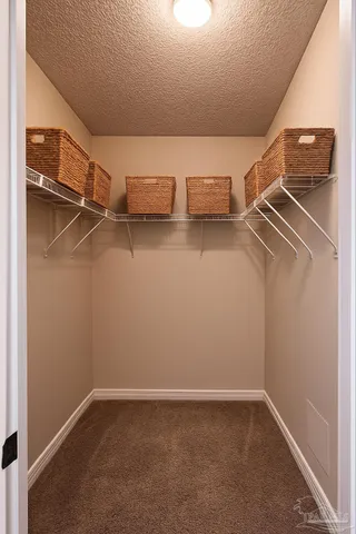 a view of storage and utility room with racks on the wall