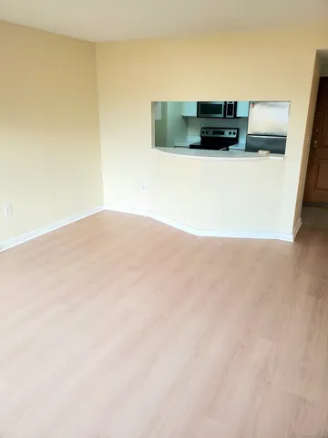 a view of kitchen and microwave