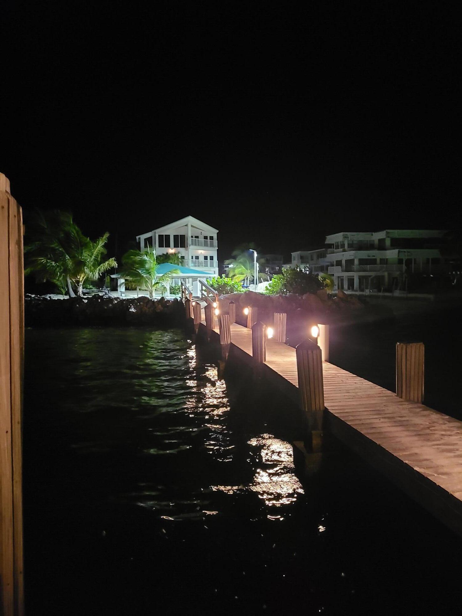 601 Cuda Lane Key Largo, FL 33037 - Photo 6 of 90 Night View of Fishing Pier