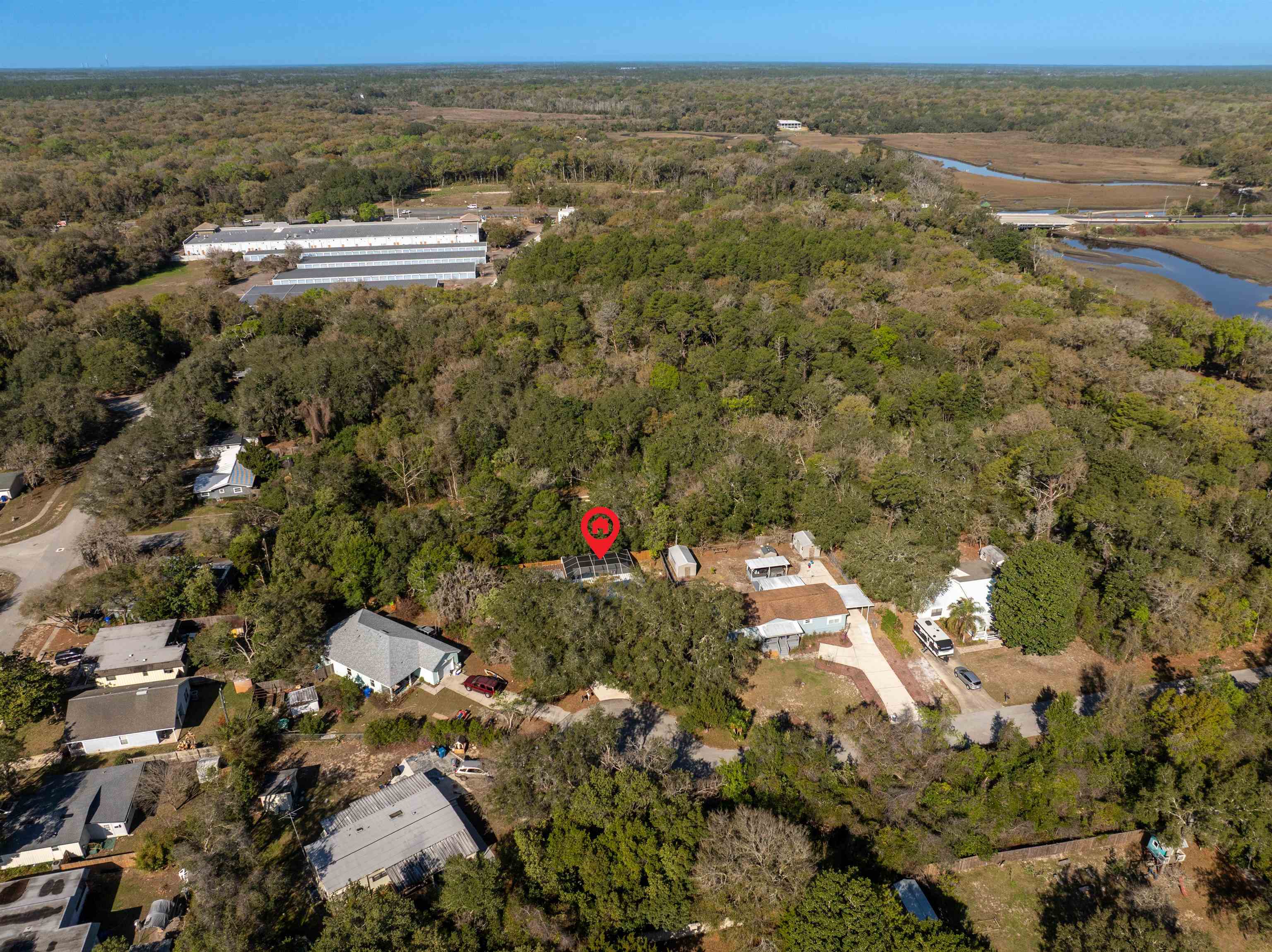3979 Oak Terrace Road St. Augustine, FL 32086 - Photo 35 of 36 an aerial view of multiple house