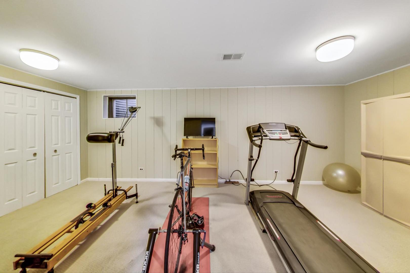 9024 Forestview Road Evanston, IL 60203 - Photo 32 of 41 a view of a room with gym equipment