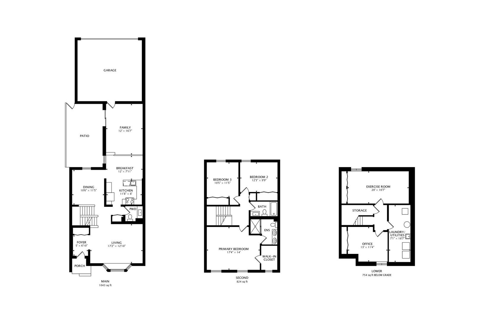 9024 Forestview Road Evanston, IL 60203 - Photo 38 of 41 a picture of a floor plan