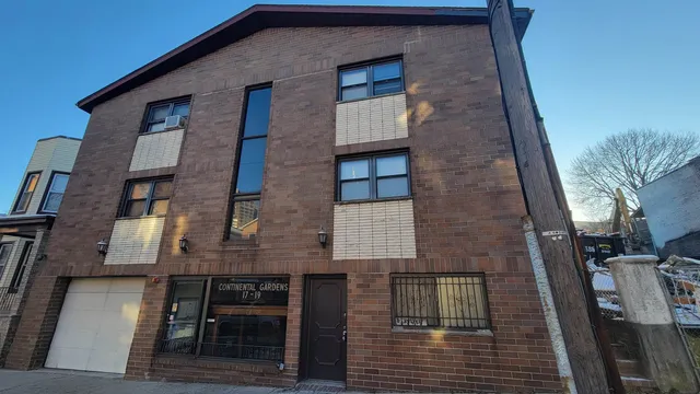 a car parked in front of a building