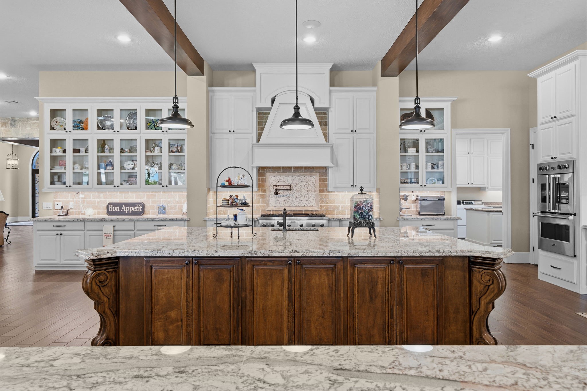 21620 Schiel Road Cypress, TX 77433 - Photo 11 of 49 Incredible kitchen built for large scale entertaining.