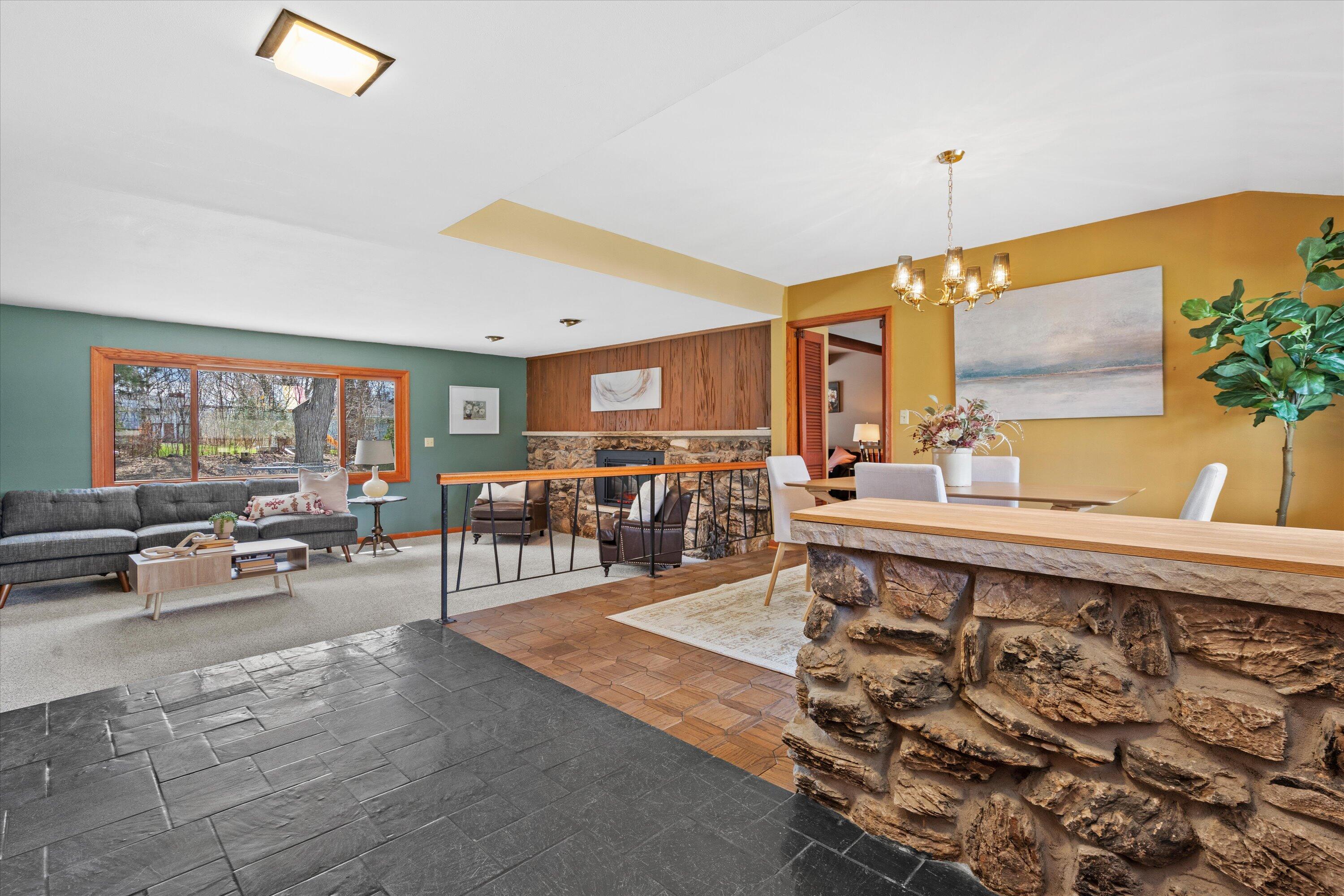 17505 Azure Lane Brookfield, WI 53045 - Photo 17 of 49 Welcoming Living Room w/ New Carpeting