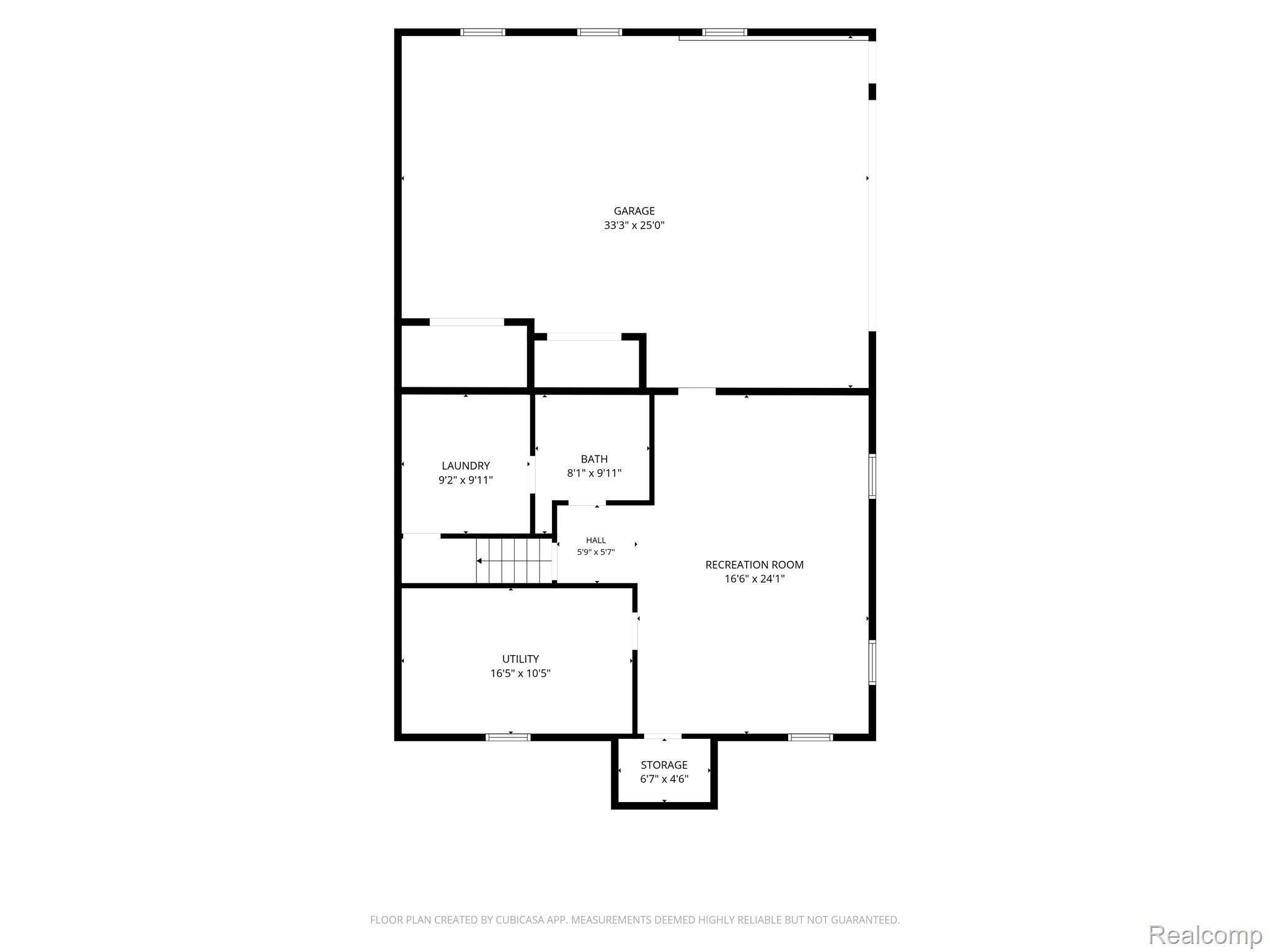 804 East Avon Road Rochester, MI 48307 - Photo 58 of 59 Ground Level Floor Plan