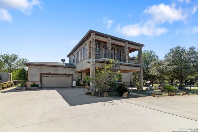 a view of a house with sitting area
