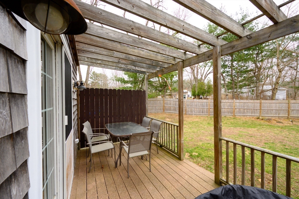 31 Indian Trail Hanson, MA 02341 - Photo 33 of 41 a view of a chairs and table in the balcony