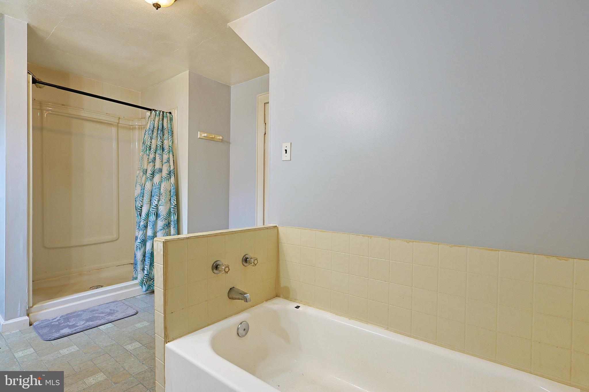 715 Charles Street Romney, WV 26757 - Photo 29 of 44 a bathroom with a bathtub and shower