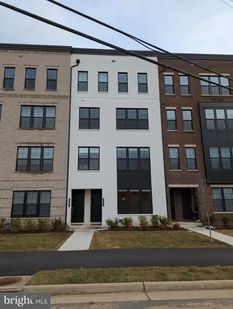 a front view of residential building