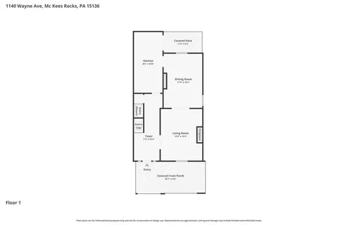 $175,000 | 1140 Wayne Avenue, McKees Rocks, PA 15136