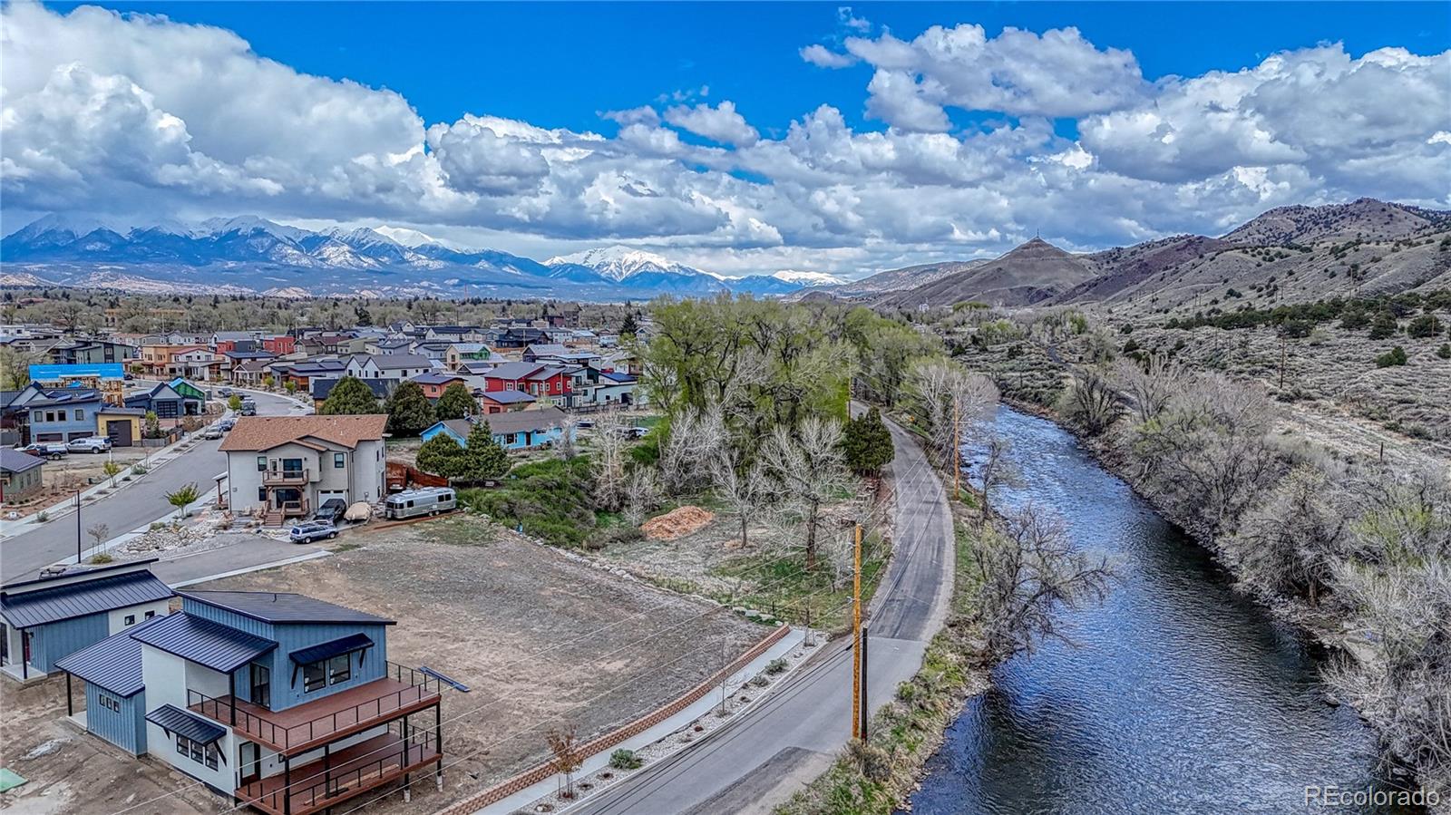 508 Old Stage Road Salida, CO 81201 - Photo 3 of 15 an aerial view of a house with a yard