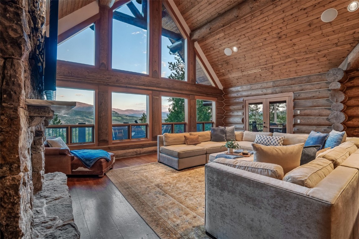 245 Easy Bend Trail Silverthorne, CO 80498 - Photo 12 of 45 a living room with furniture and a large window