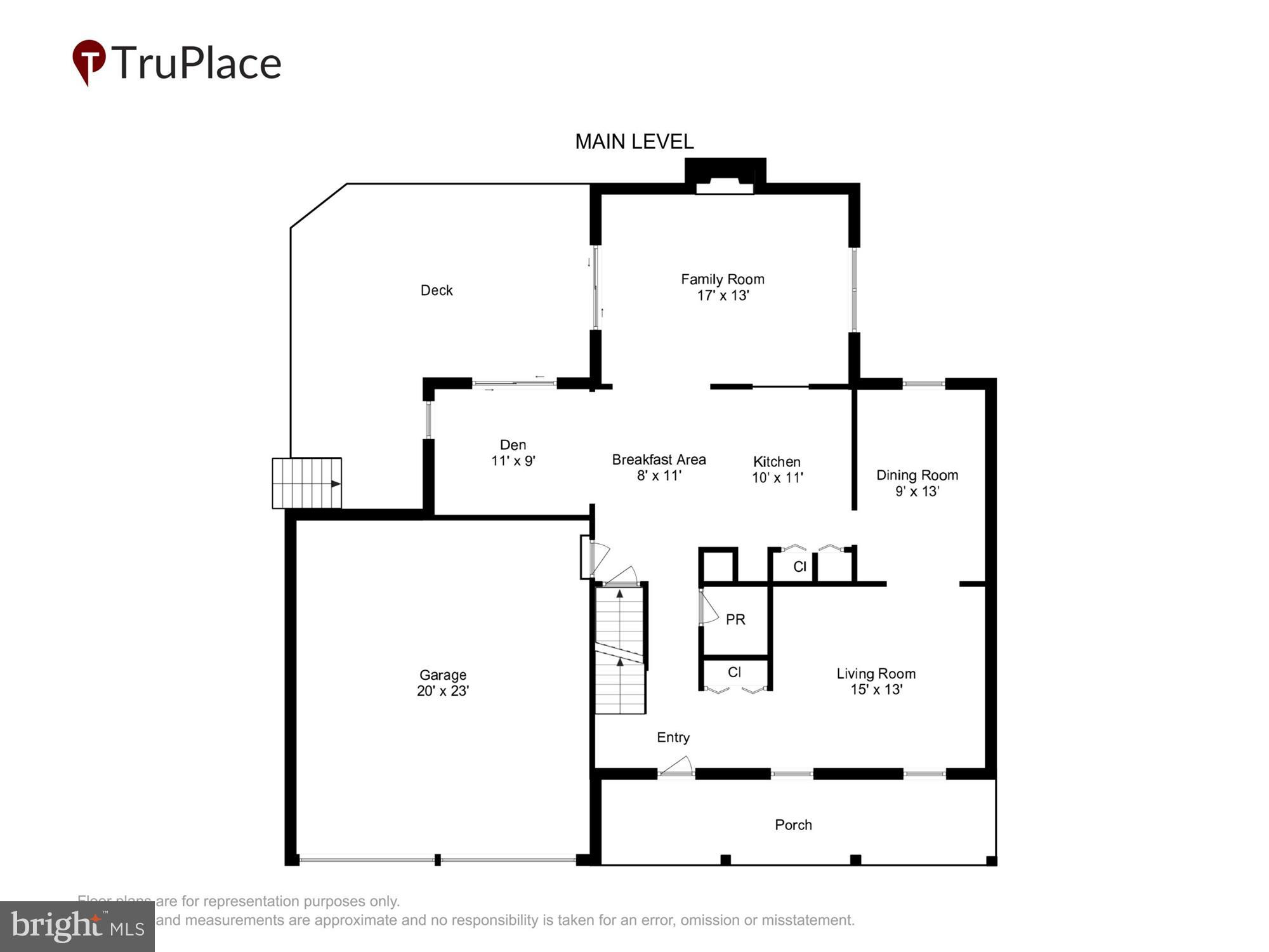 3024 Memory Lane Silver Spring, MD 20904 - Photo 56 of 59 Main Level (Labels & Measurements)