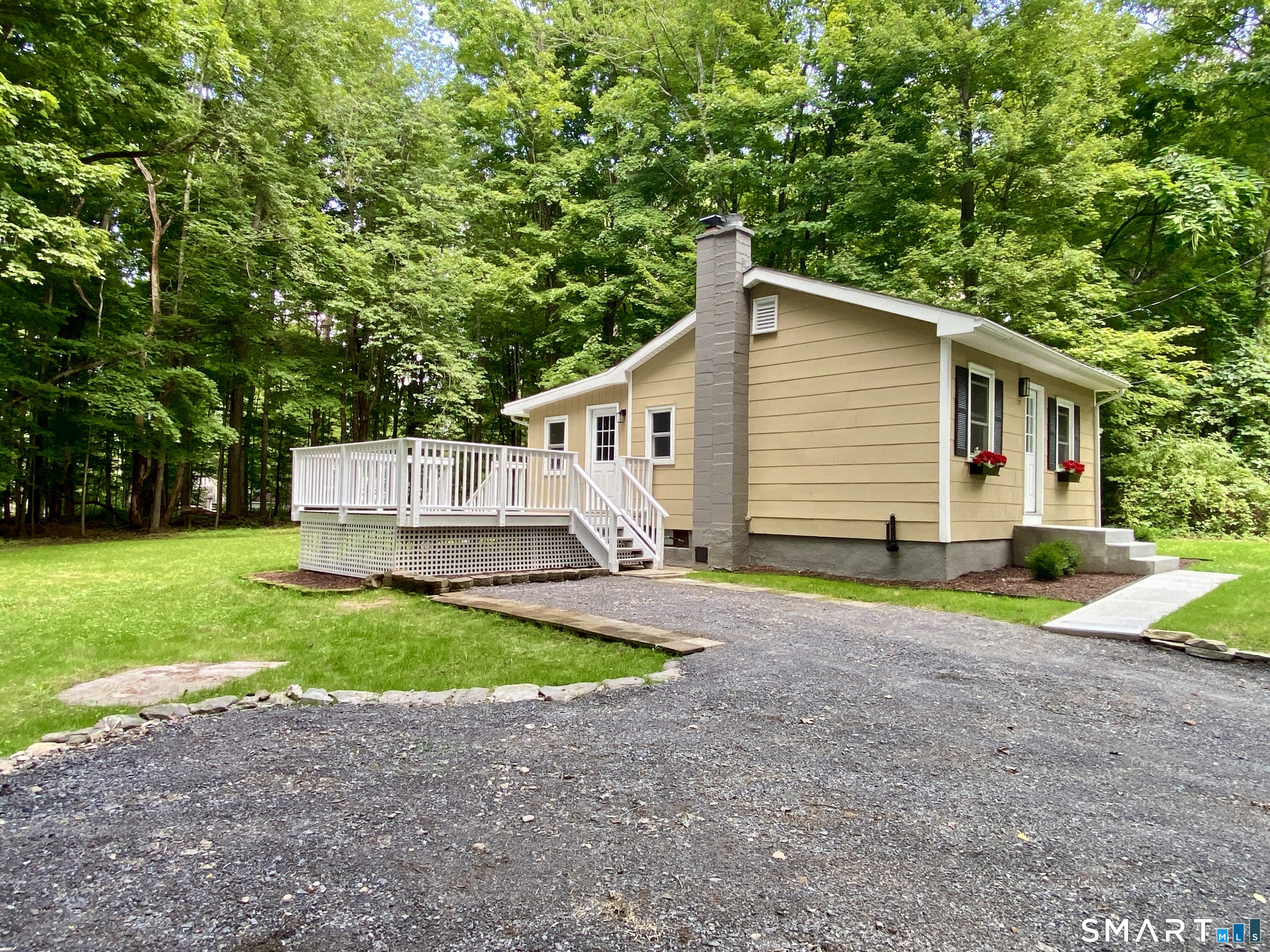 57 Barry Road Coventry, CT 06238 - Photo 28 of 32 Driveway and Left Side View