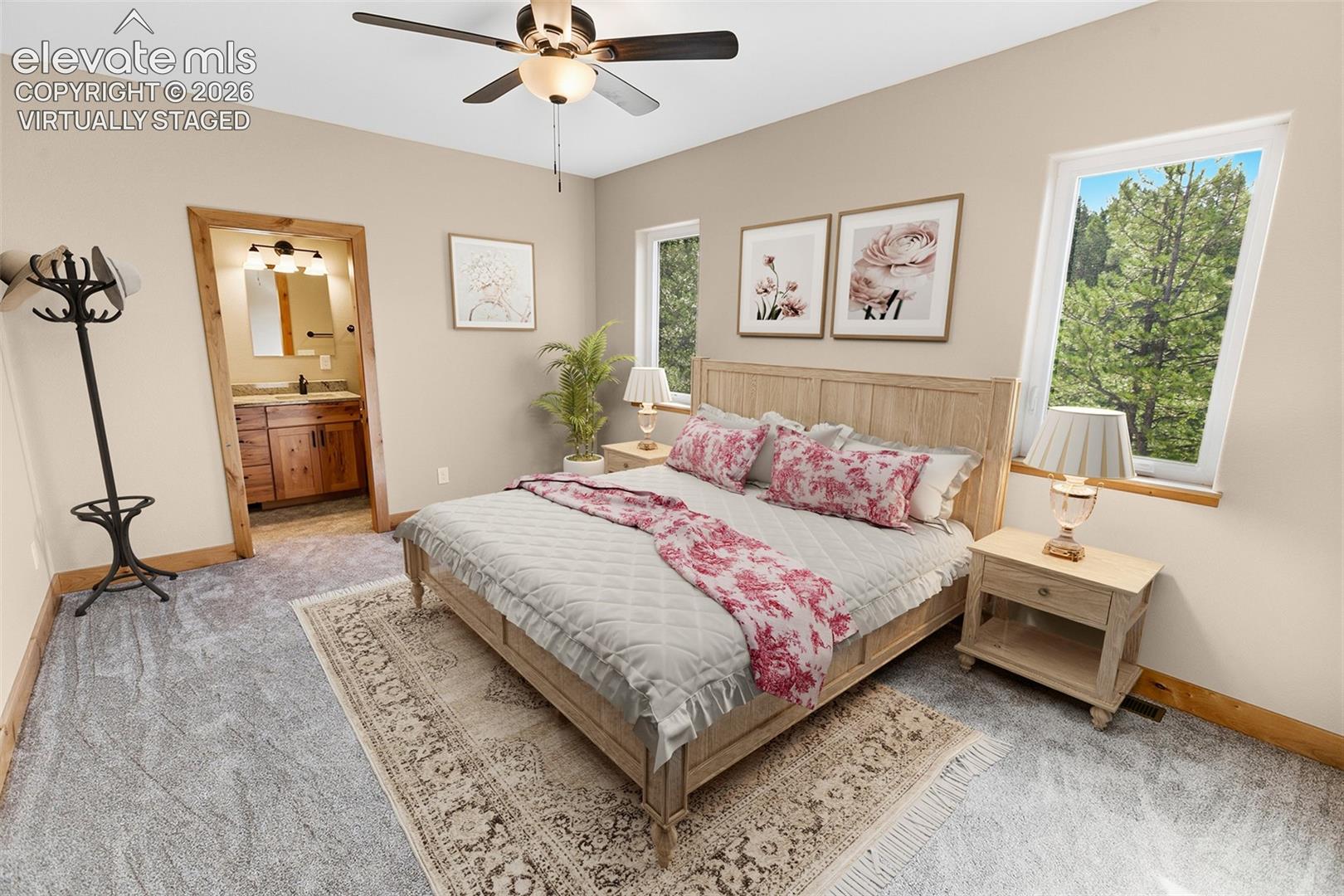 748 Pinewood Road Florissant, CO 80816 - Photo 11 of 37 Master Bedroom - Virtually Staged