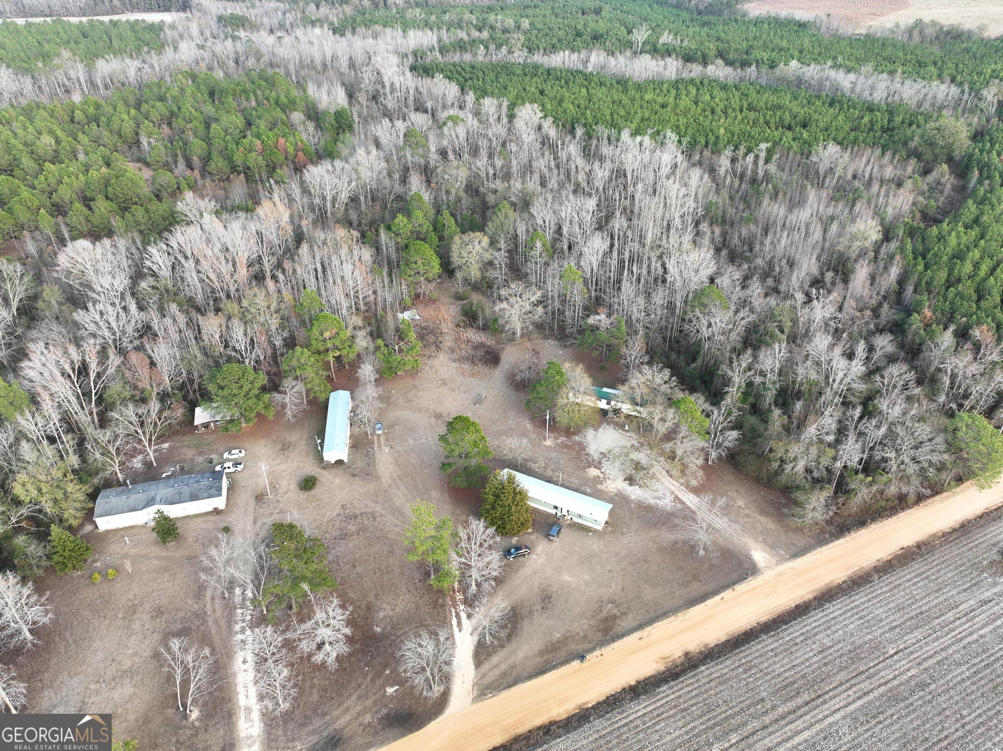 1500 Mallard Road Cobbtown, GA 30420 - Photo 4 of 20 a view of a yard with a wooden fence