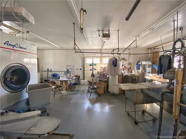 a room with storage and utility