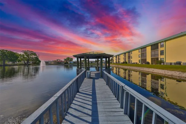 a view of a balcony with lake view