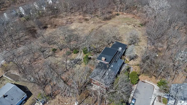 an aerial view of house with outdoor space
