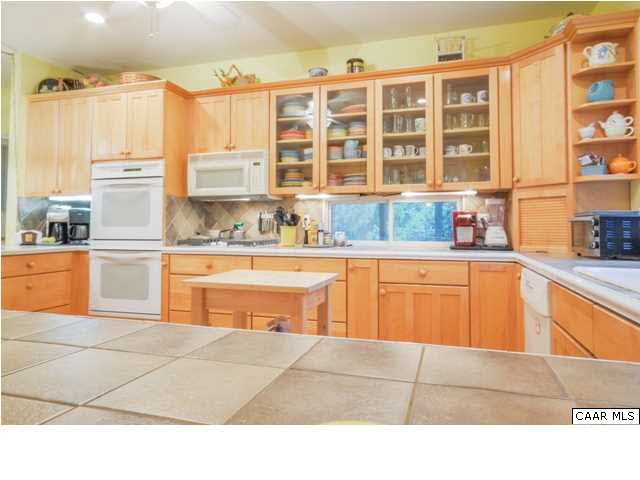 60 Roslyn Heights Road Charlottesville, VA 22901 - Photo 20 of 40 a kitchen with stainless steel appliances kitchen island granite countertop a sink and cabinets