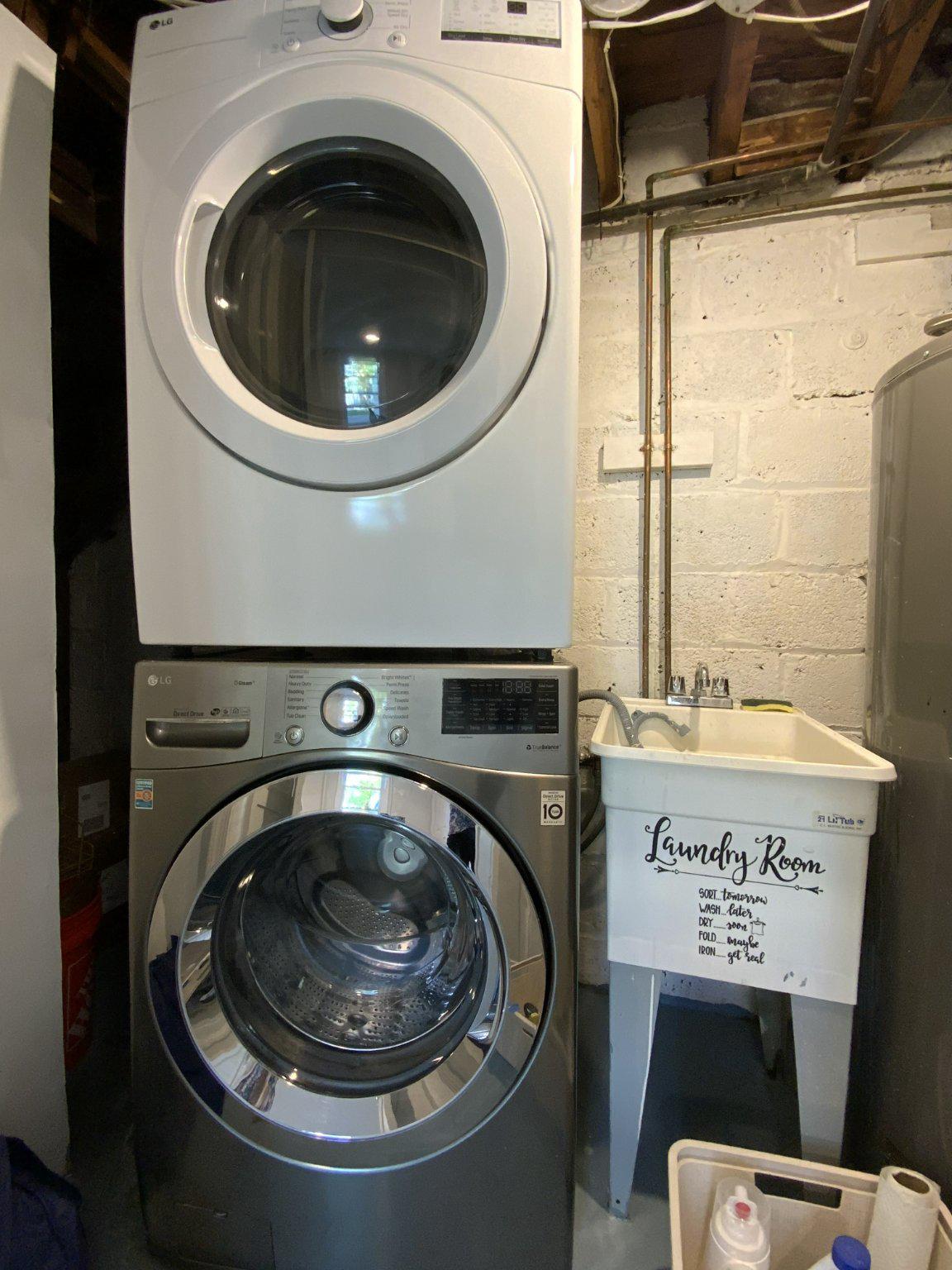 1772 E Street Northeast Washington, DC 20002 - Photo 20 of 23 a close up view of a washer and dryer