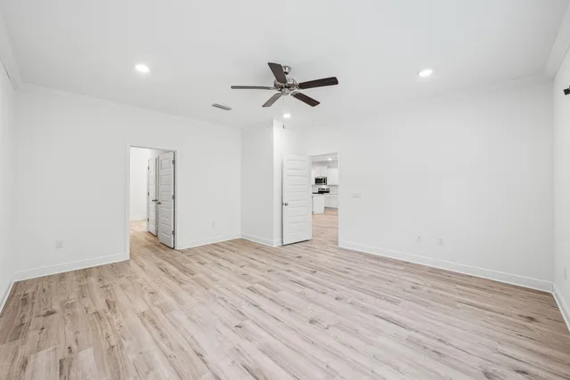 wooden floor in an empty room